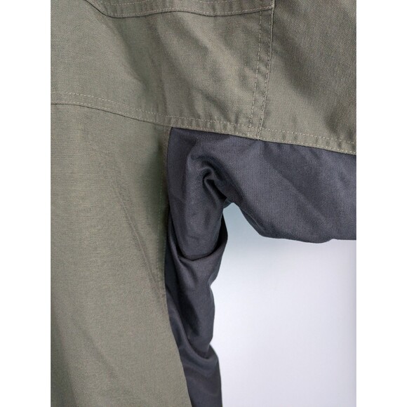 Columbia Jacket Men Large Green Sherpa Fleece Lined Full Zip Windbreaker - Picture 14 of 16
